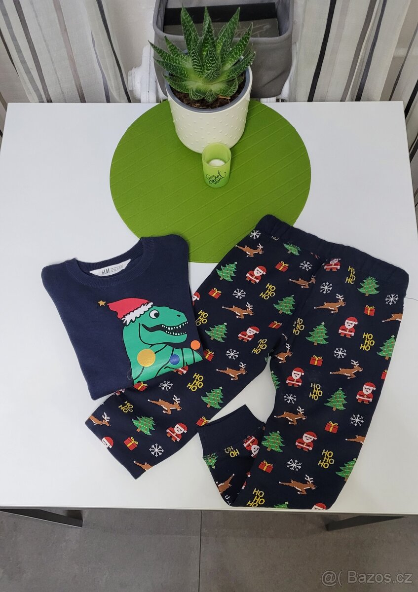 Vánoční komplet H&M 110-116 - 5