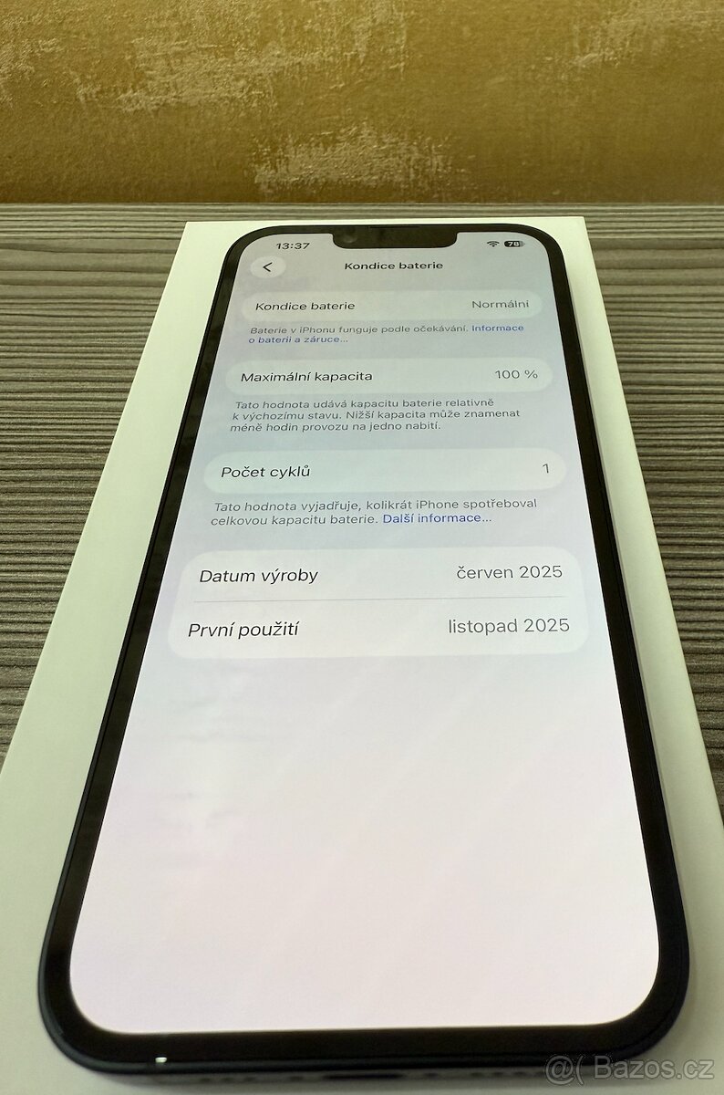 Apple iPhone 16e 128GB černý, vybalený, záruka - 5