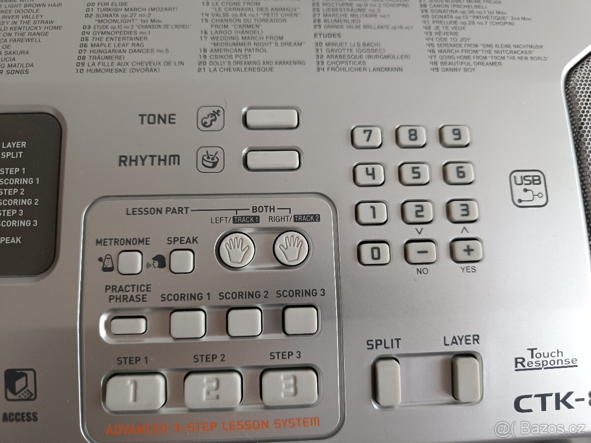 Klávesy Casio CTK 800 - 5