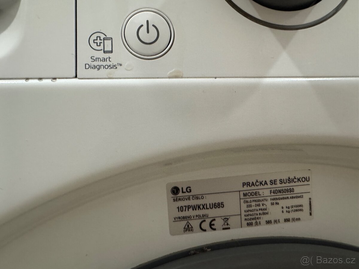Pračka se sušičkou LG F4DN509SO - 5