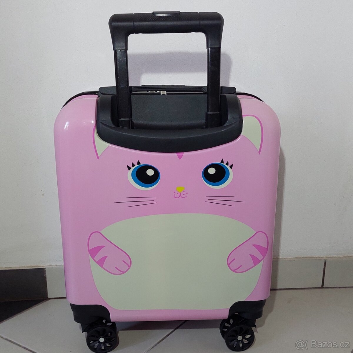 Dětský cestovní kufr, 4 otočná kolečka - nové - 5