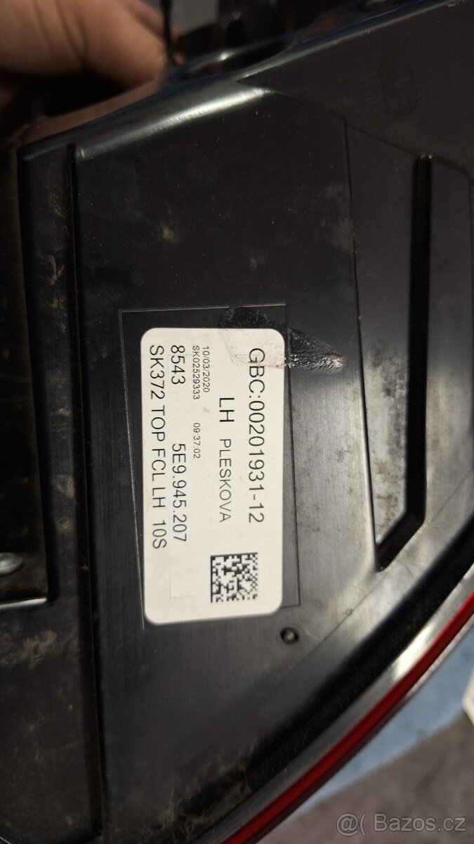 Octavia kombi 3 facelift zadni svetlo - 5