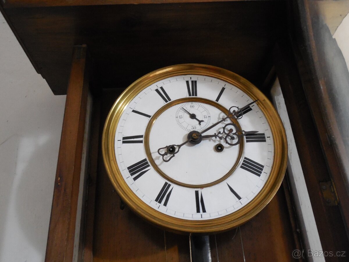 Hodiny pendlovky Fürst & Baum vteřinovka - 5