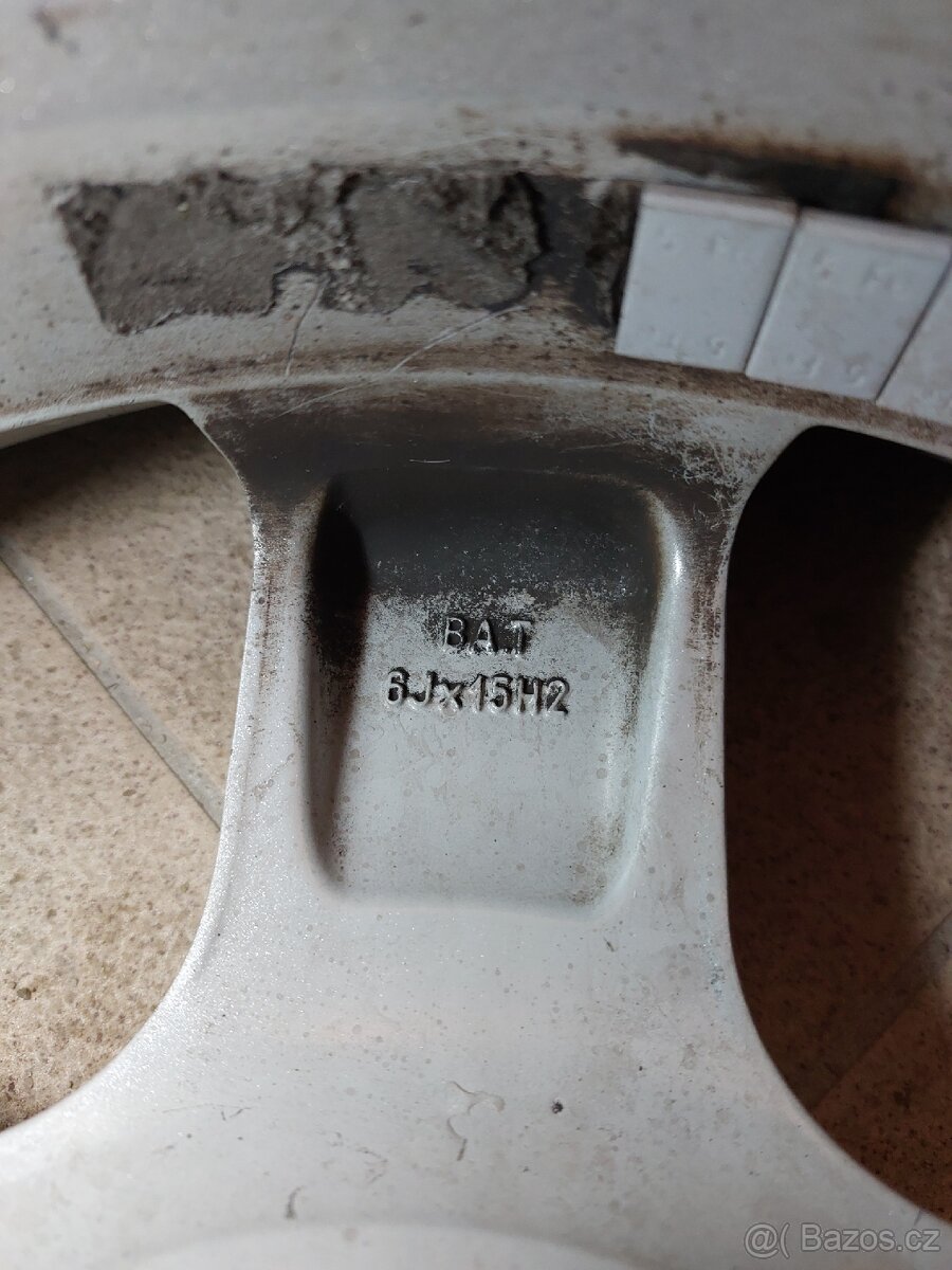 Alu kola 100x4 r15 + pneu - 5