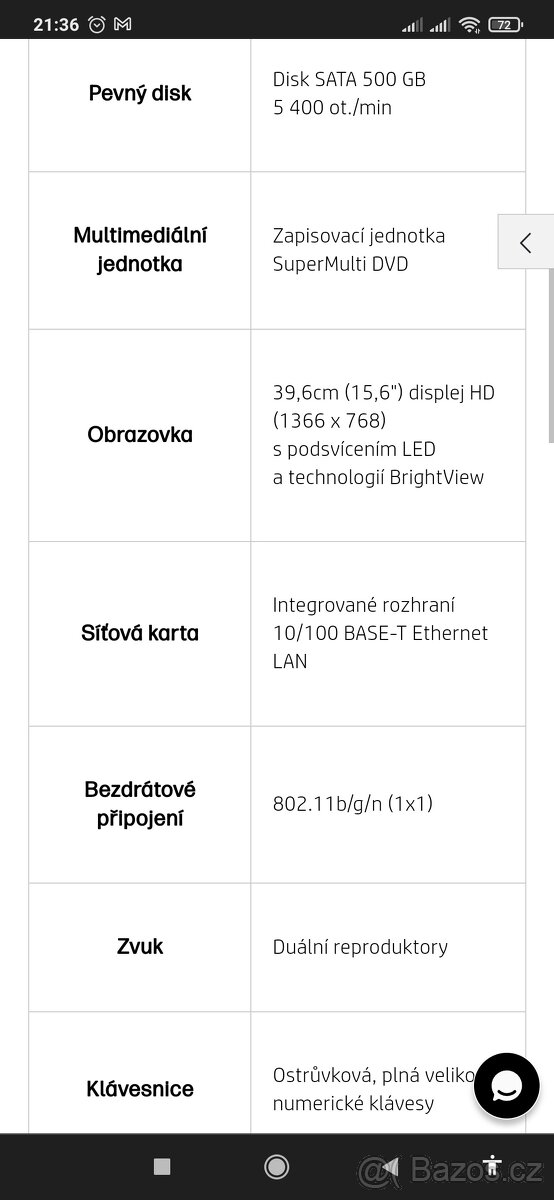 HP Model 15-r008nc - 5