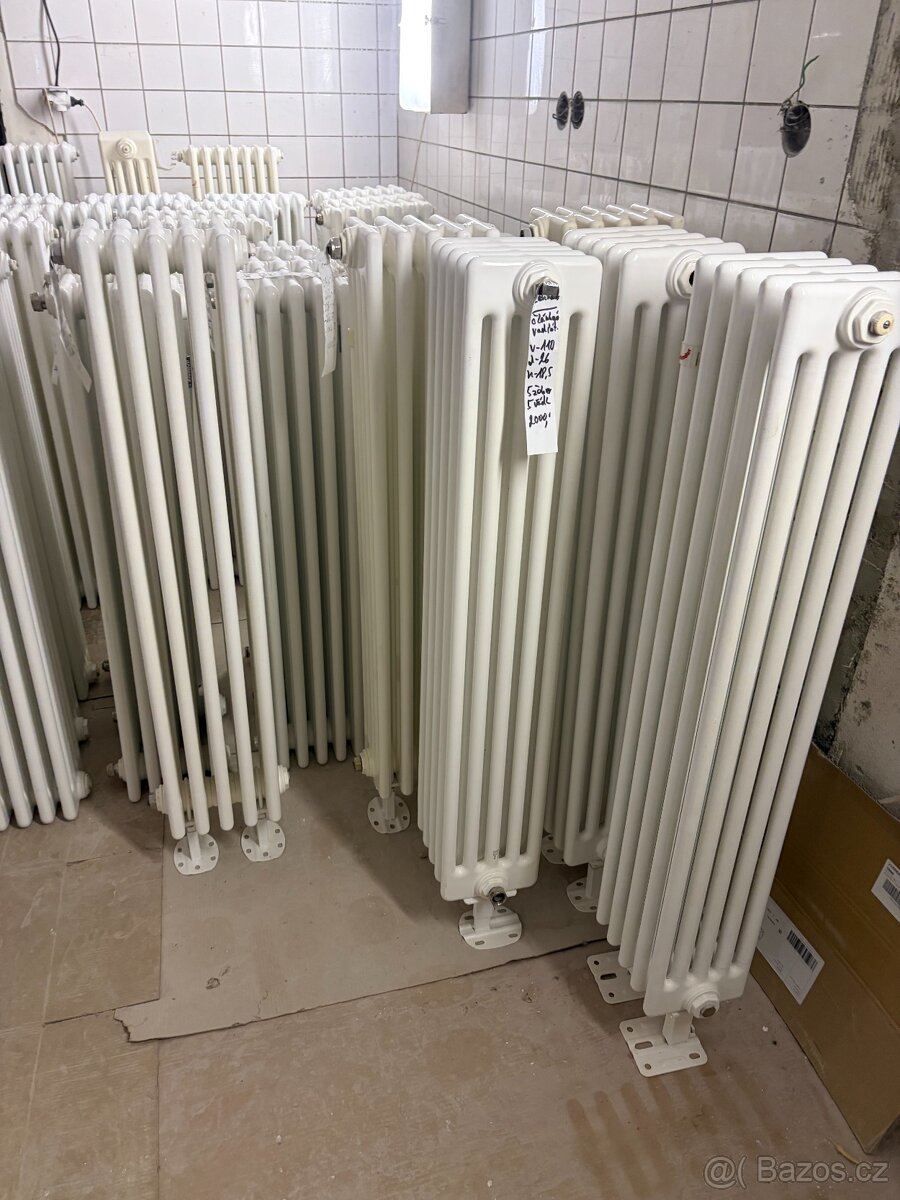 trubkové plechové retro radiátory - 5