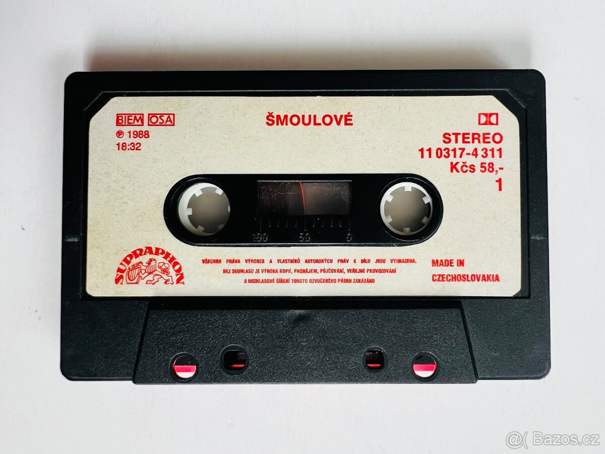 Šmoulové - Supraphon 1988 - MC kazeta - 5