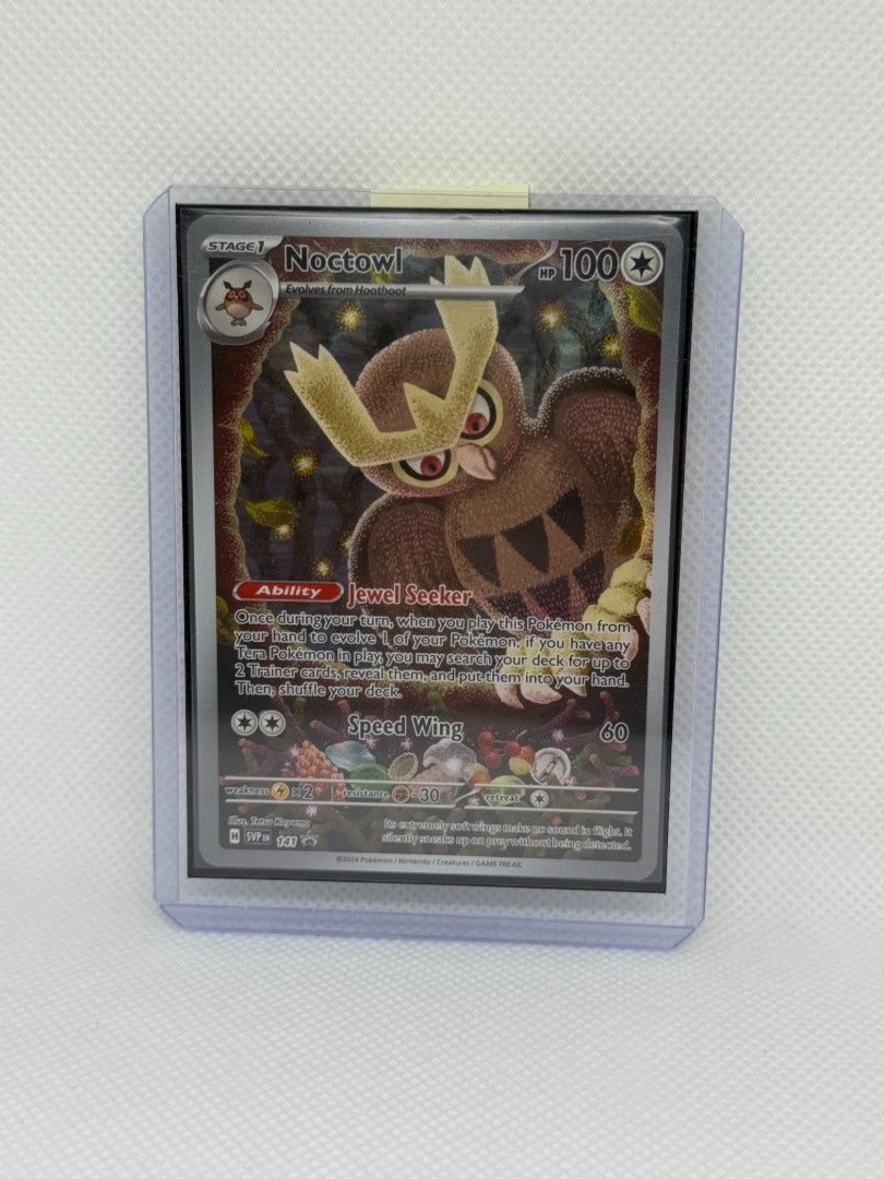 Pokémon karta Noctowl SVP 141 – EX – ORIGINÁL - 5