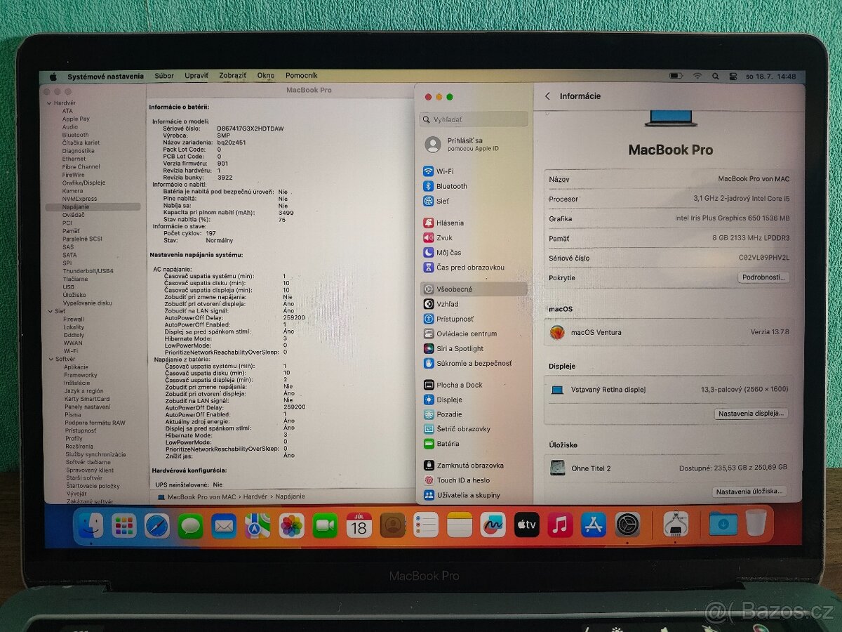 Apple MacBook Pro 13 (2017) | Core i5 • 8 GB RAM • 256 GB SS - 5