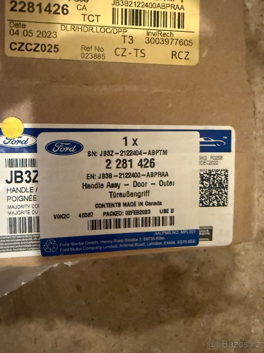 Originální zadní klika Ford Ranger - 5