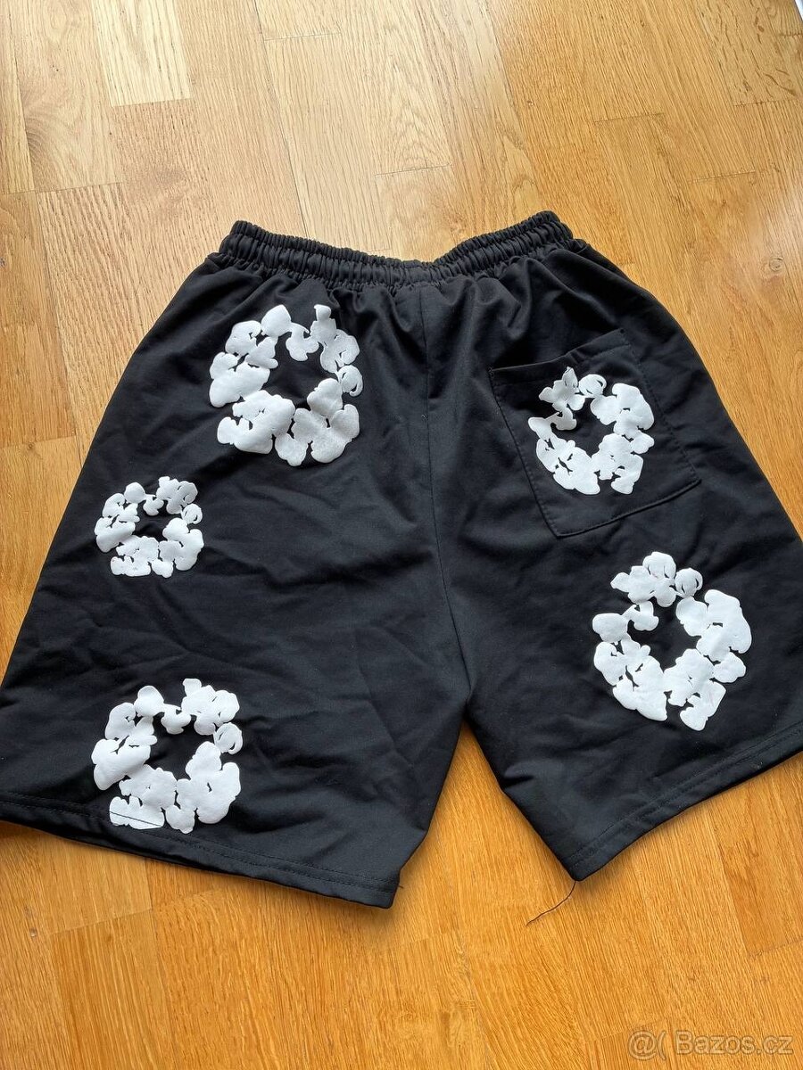 Černý set Denim Tears Style — Tričko a Šortky - 5