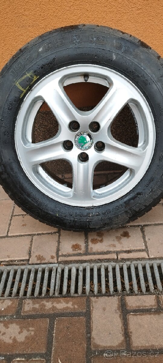 ALU Kola škoda R15/5x100 - 5