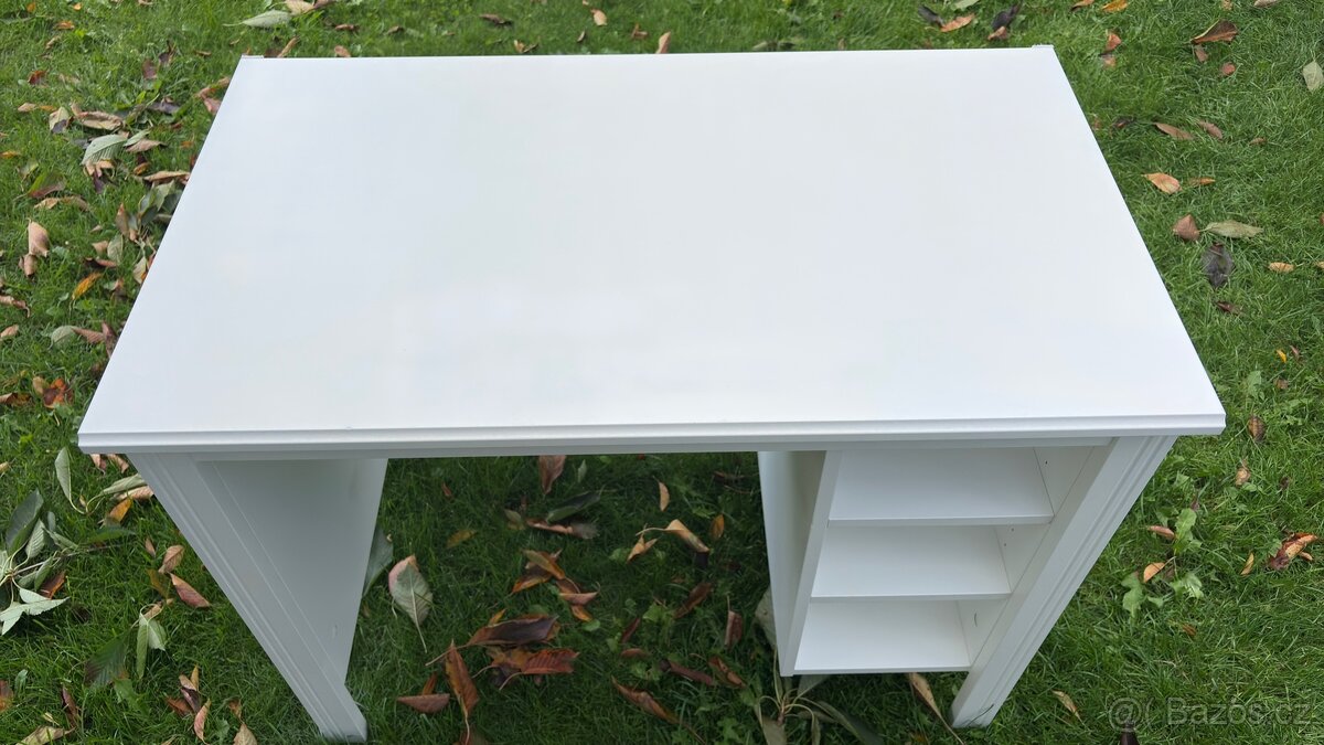 BRUSALI Psací stůl, bílá, 90x52 cm - 5