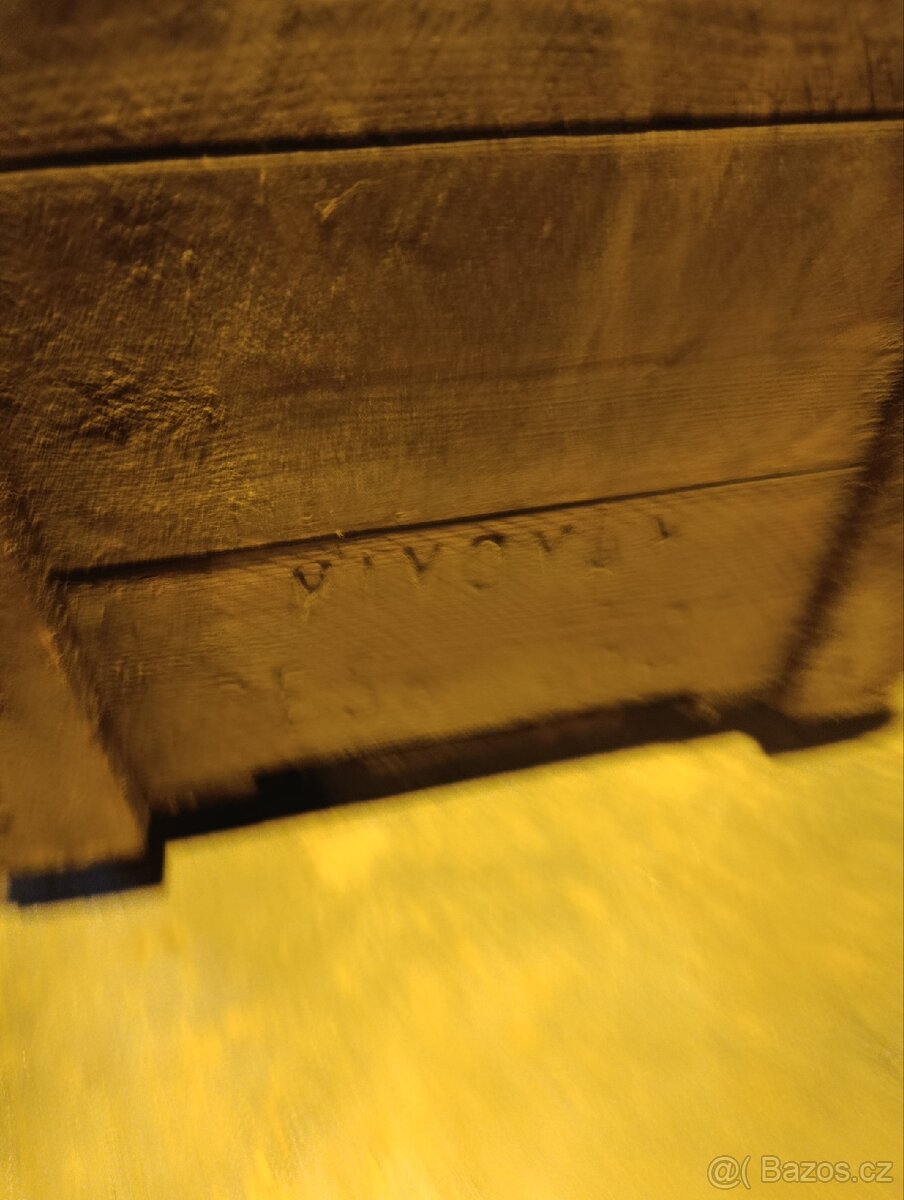 Stará pivni dřevěná přepravka - 5