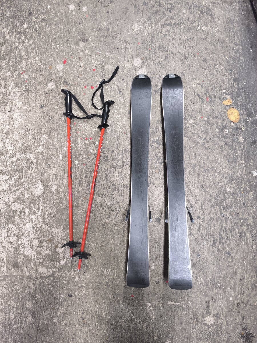 Dětské lyže 88 + hůlky - 5