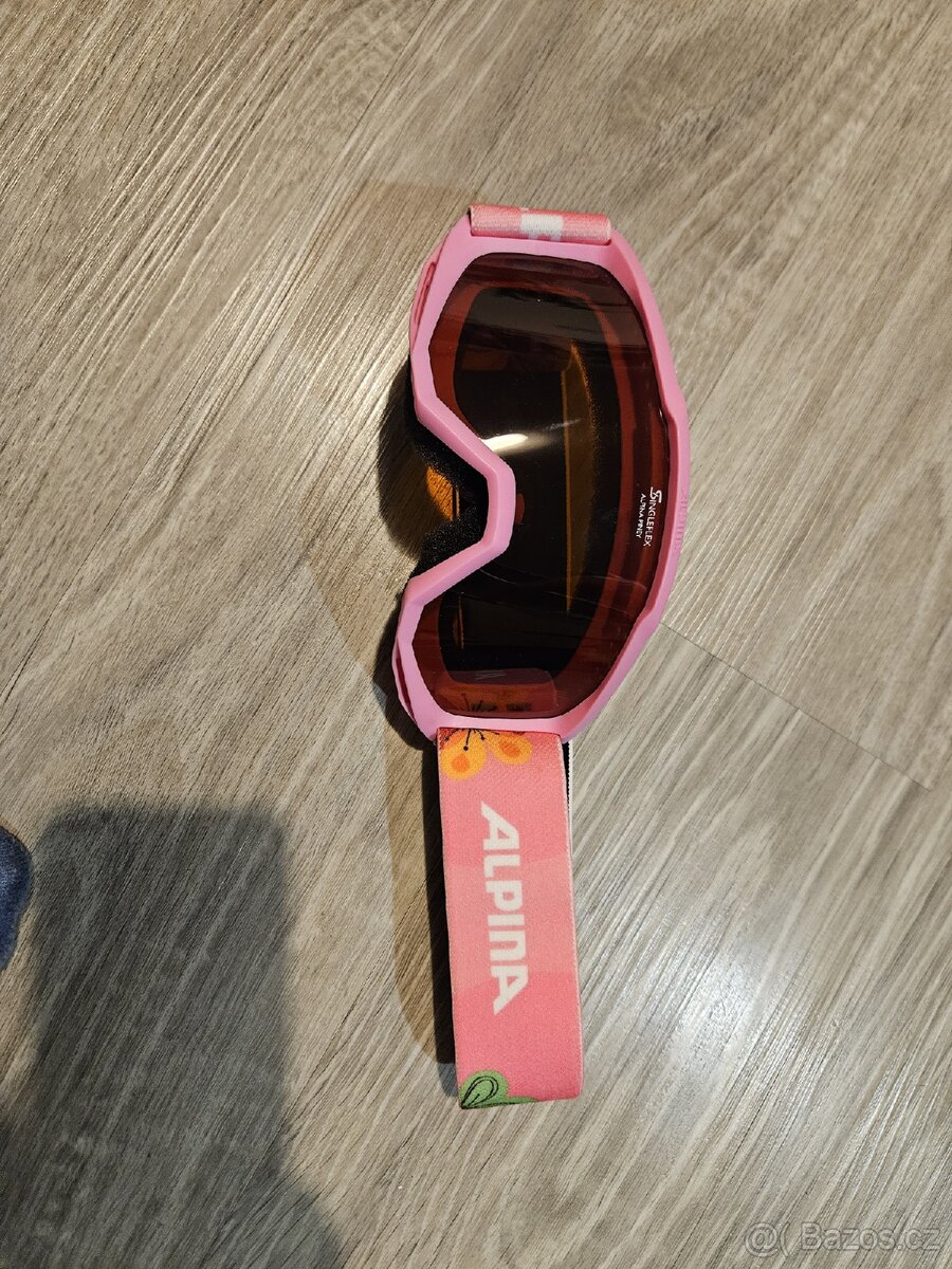 Dětská lyžařská přilba Alpina+brýle - 5