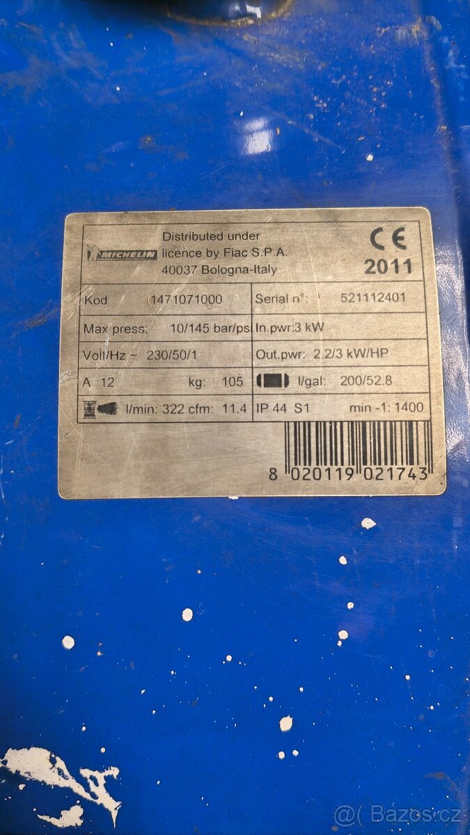 vzduchový kompresor Orlík 1JSK - 5