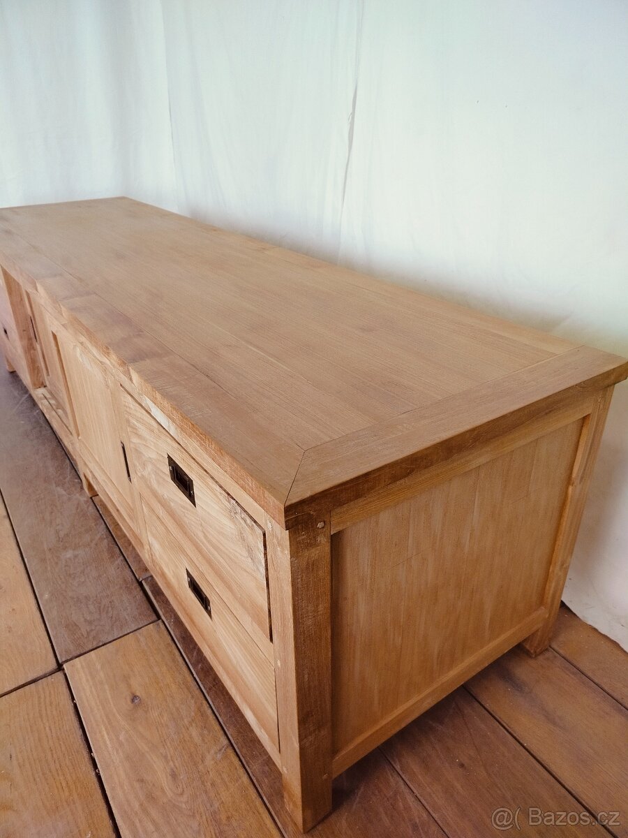 Komoda - botník - masiv TEAK - 5