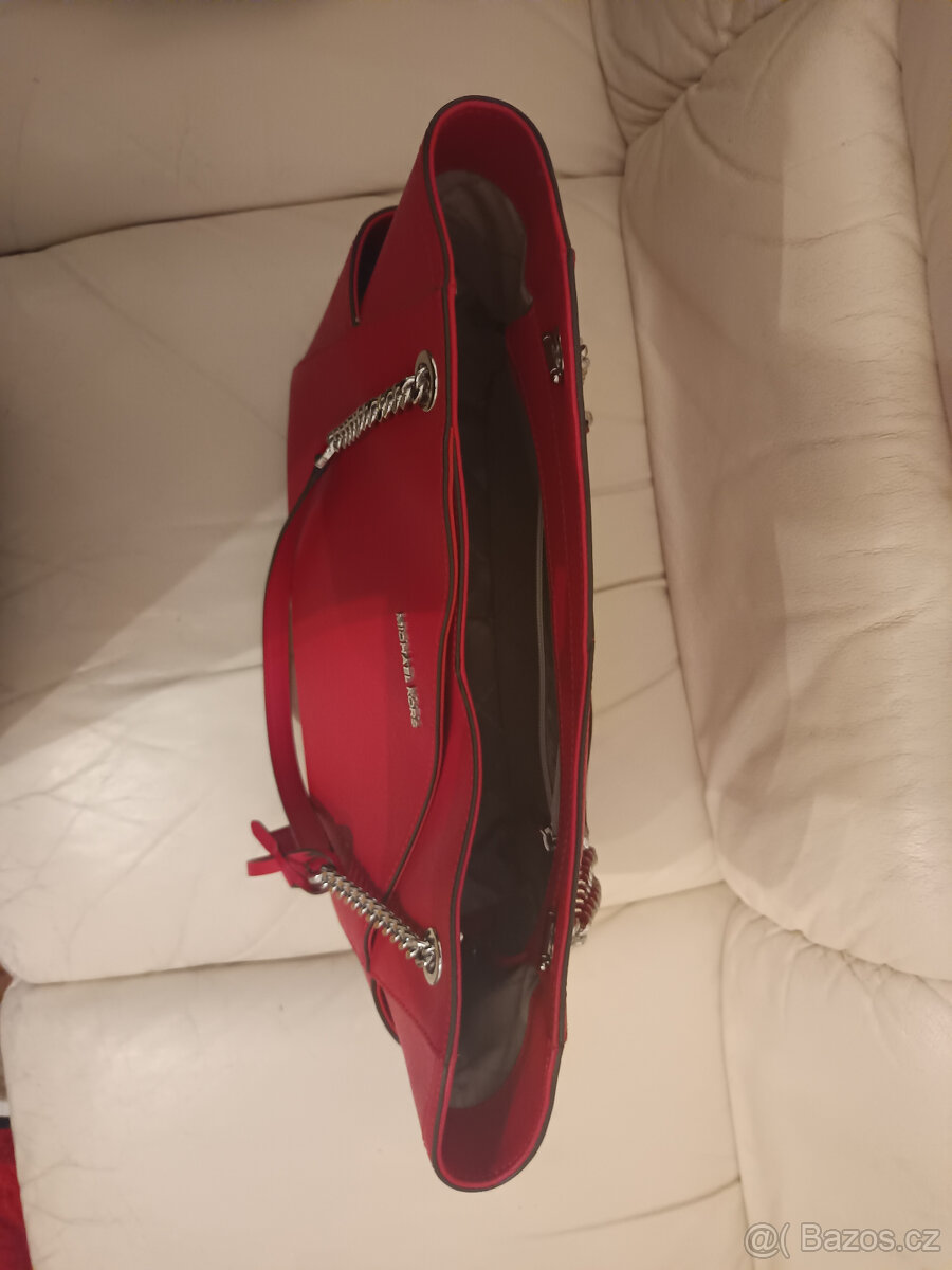 Červená nová kabelka Michael Kors - 5