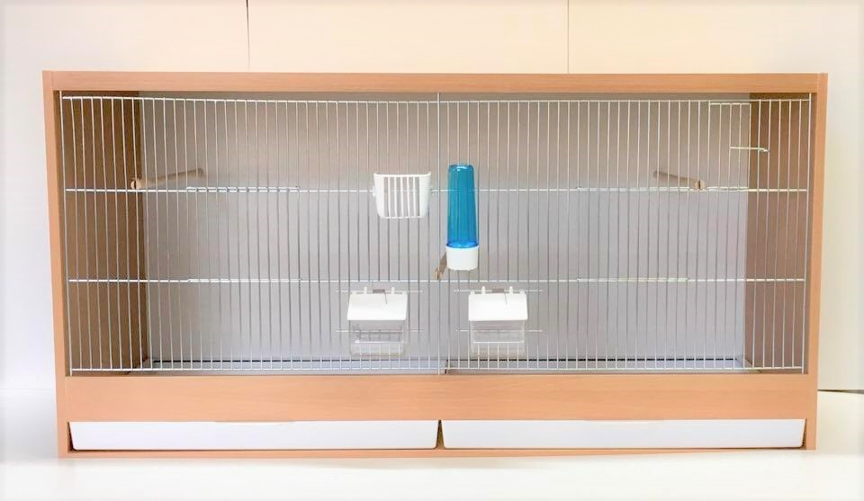 Levné bednové klece z bílého lamina - 5