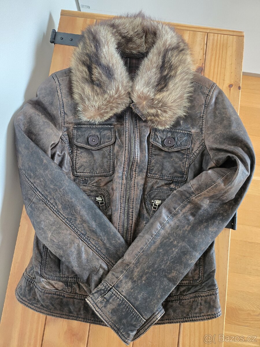 Dámská značková Kožená bunda - 5
