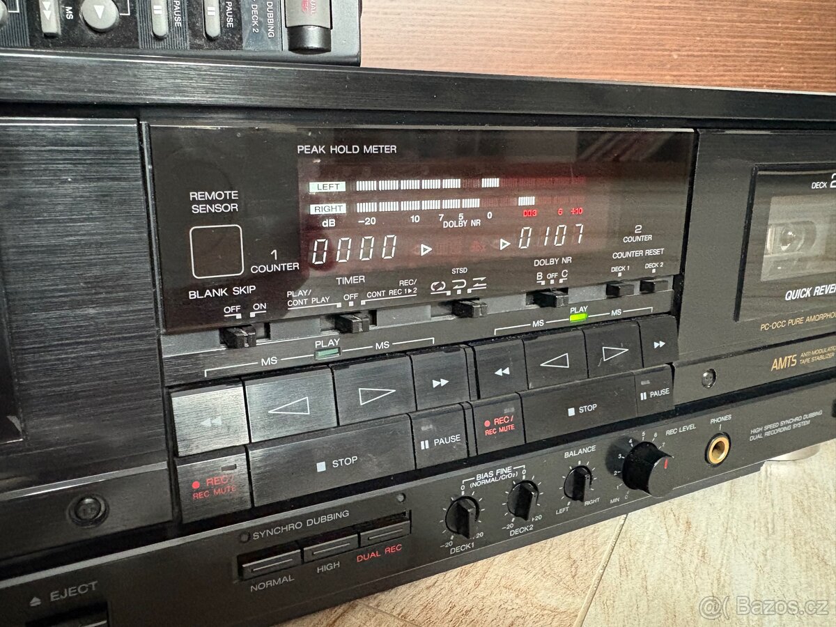 Aiwa AD-WX999 stereo double cassette deck vč DO - 5