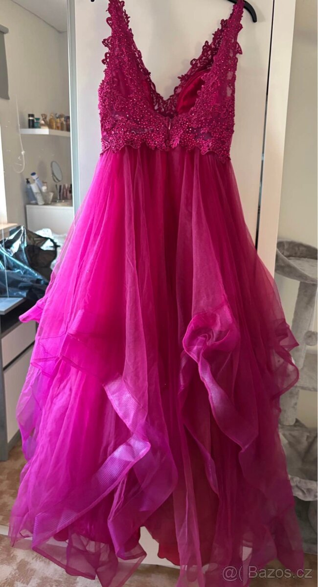 Plesové šaty + šátek - 5