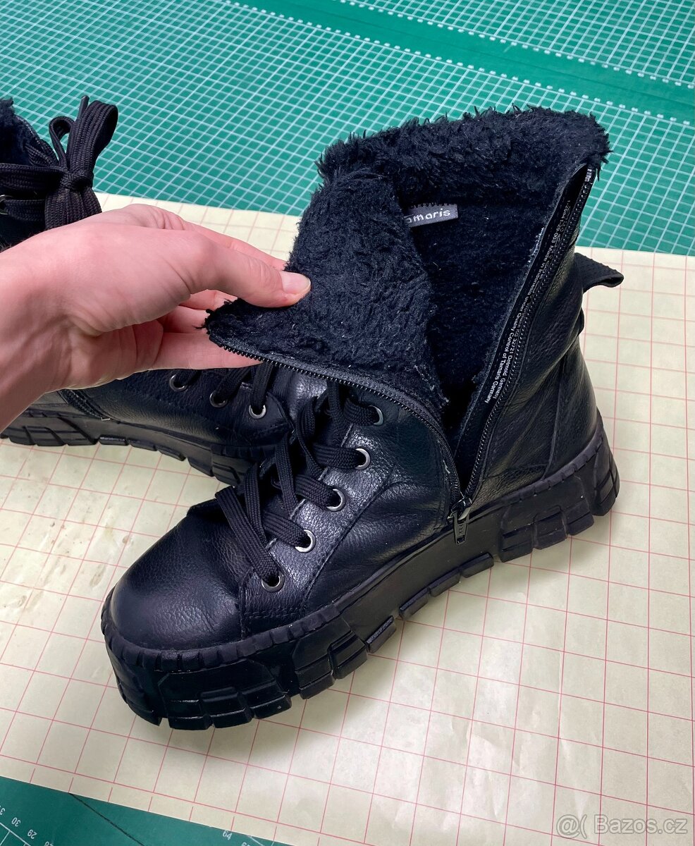 Zateplené kozačky Tamaris - 5