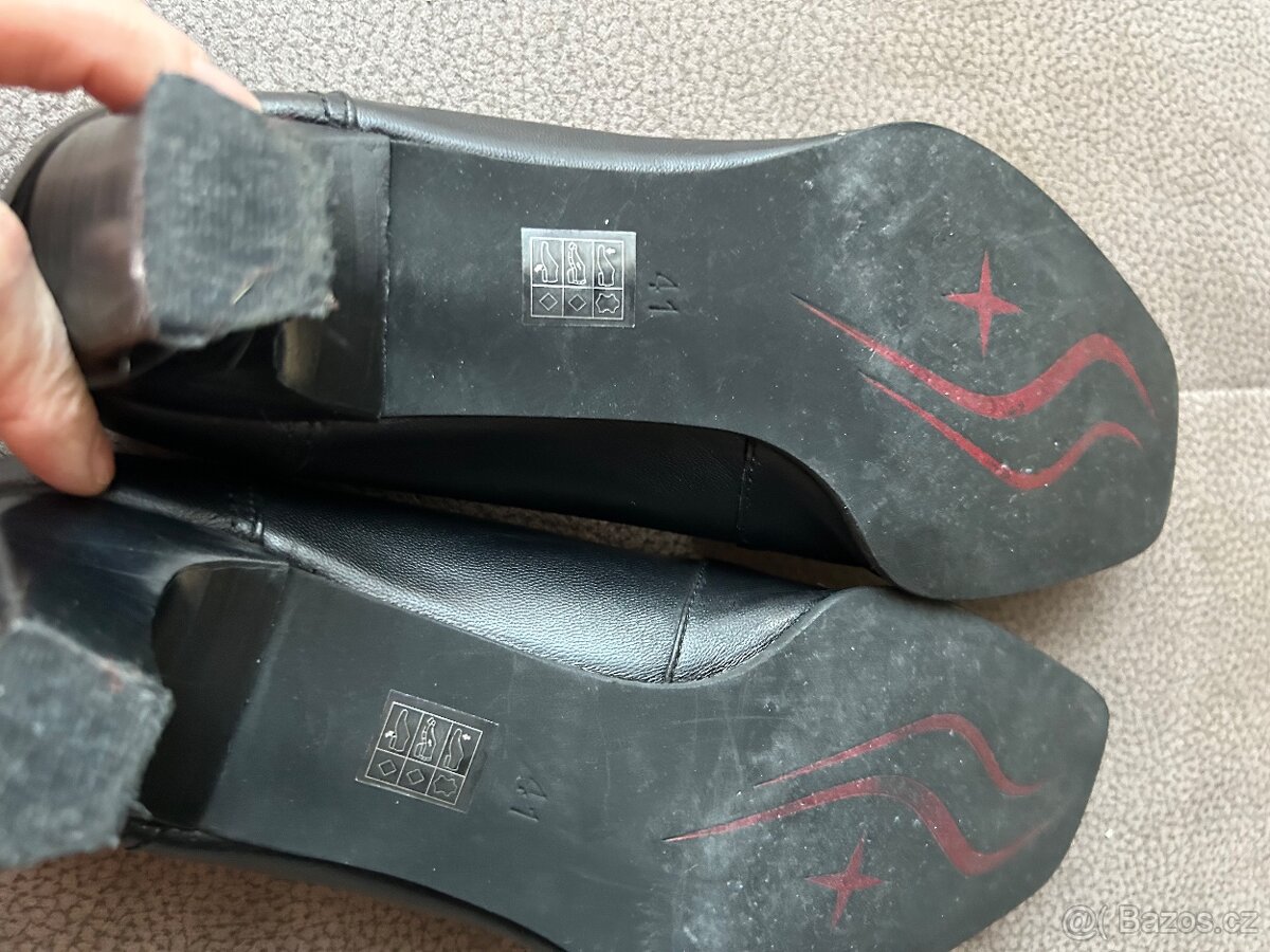 Mokasiny dámské vel 41 kožené - 5