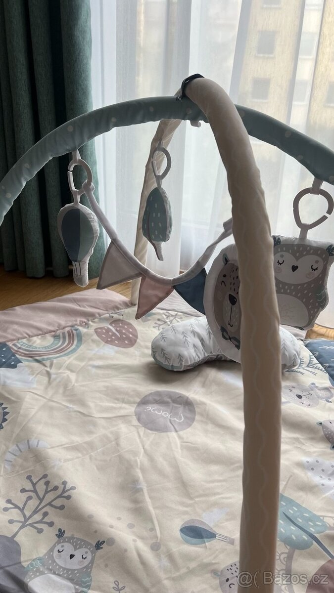 MoMi hrací deka PASTEL 3v1 - 5