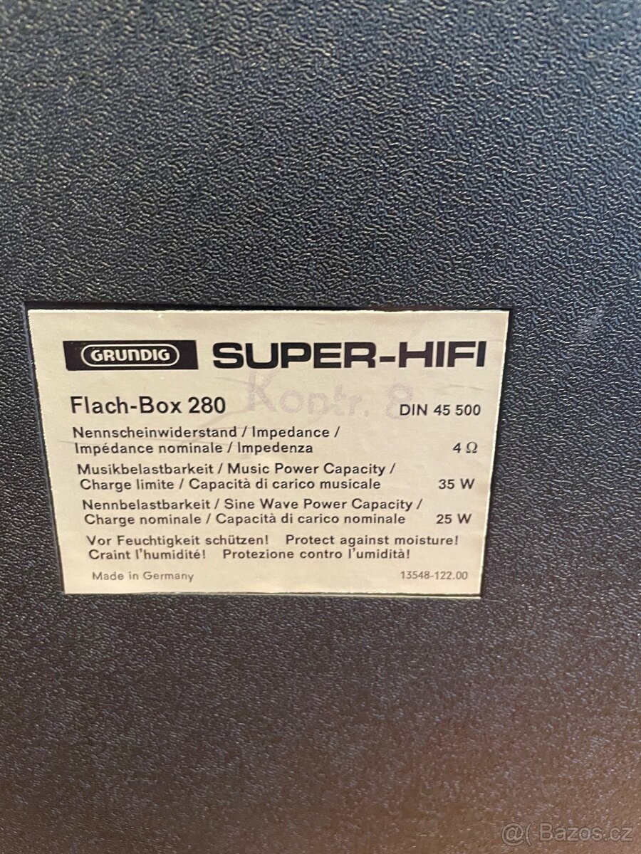 Grundig box Super Hifi 280 - 5