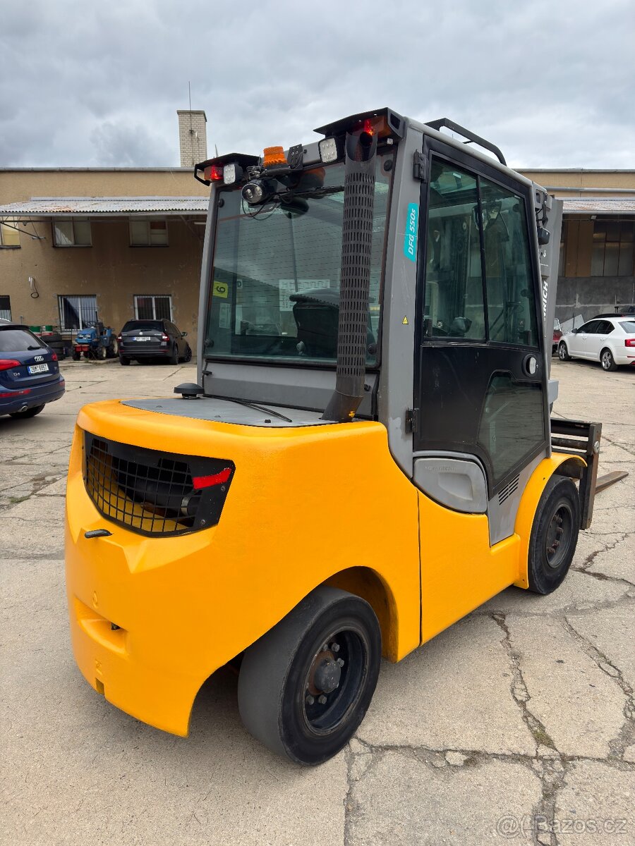 2x DIESEL VZV Jungheinrich DFG 550s r.v.2019 s pozicionérem - 5