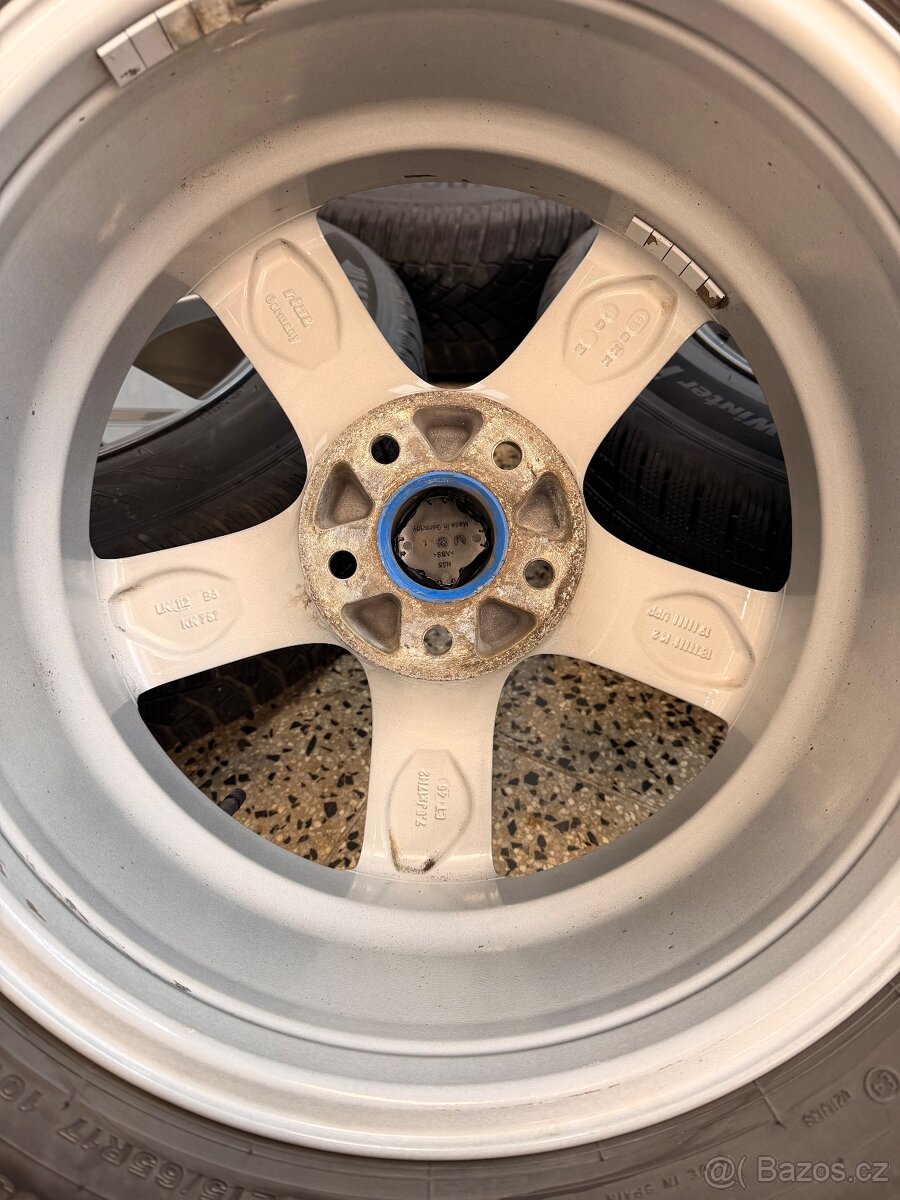 ALU kola Rial 5x112 R17 zimní pneu 215/65 R17 - 5