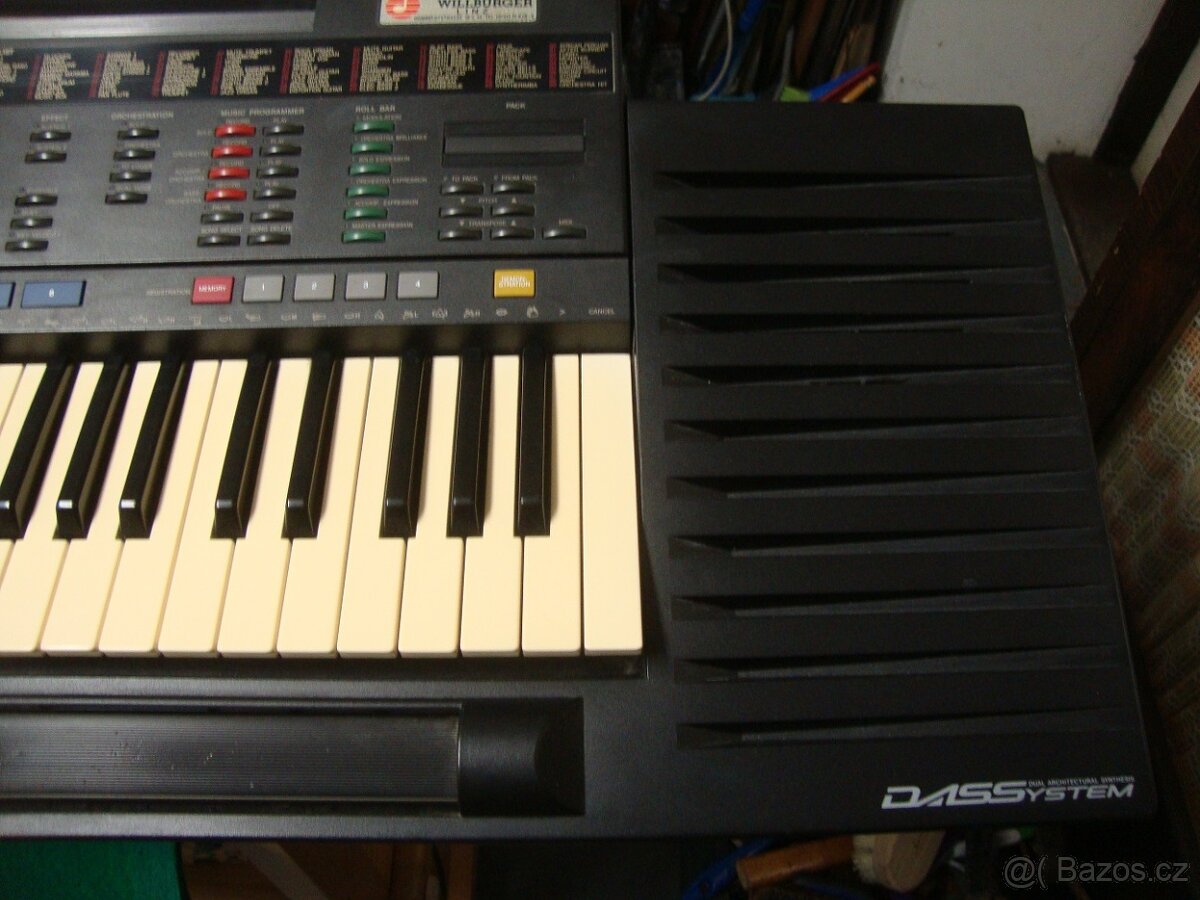 Elektrické klávesy varhany syntezátor Yamaha PSR-4500 1989 - 5