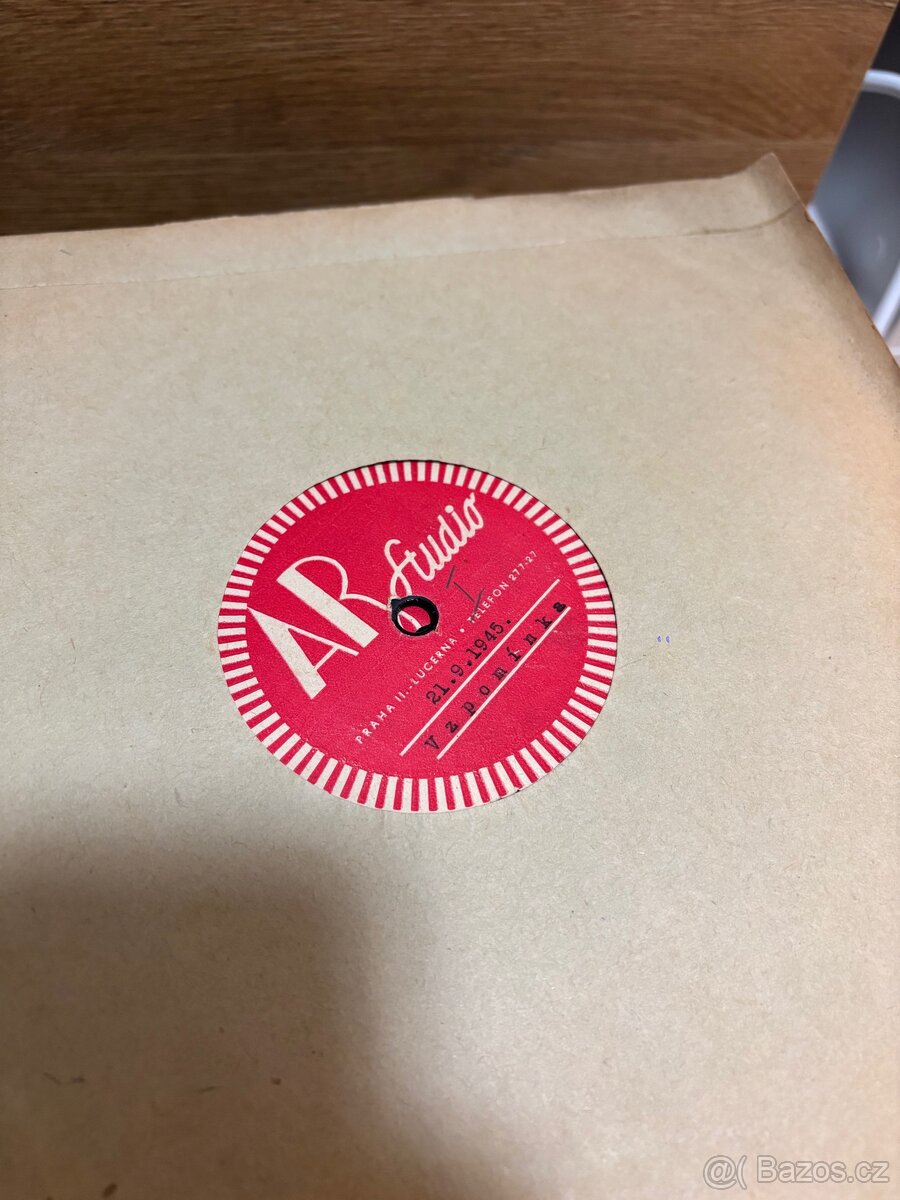 Sada 4× starožitná šelaková gramodeska - 5