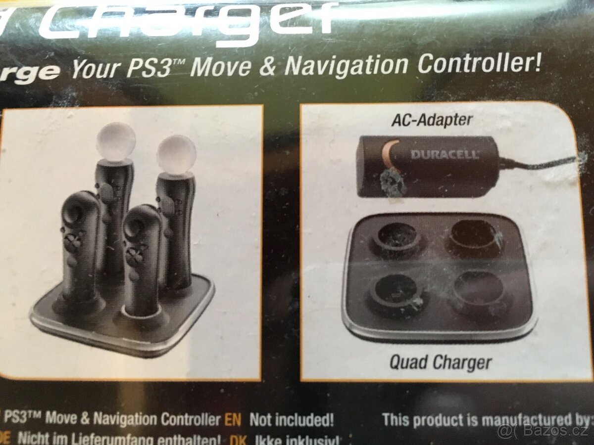 Duracell nabíjecí stanice pro PS3 Sony move ovladace - 5