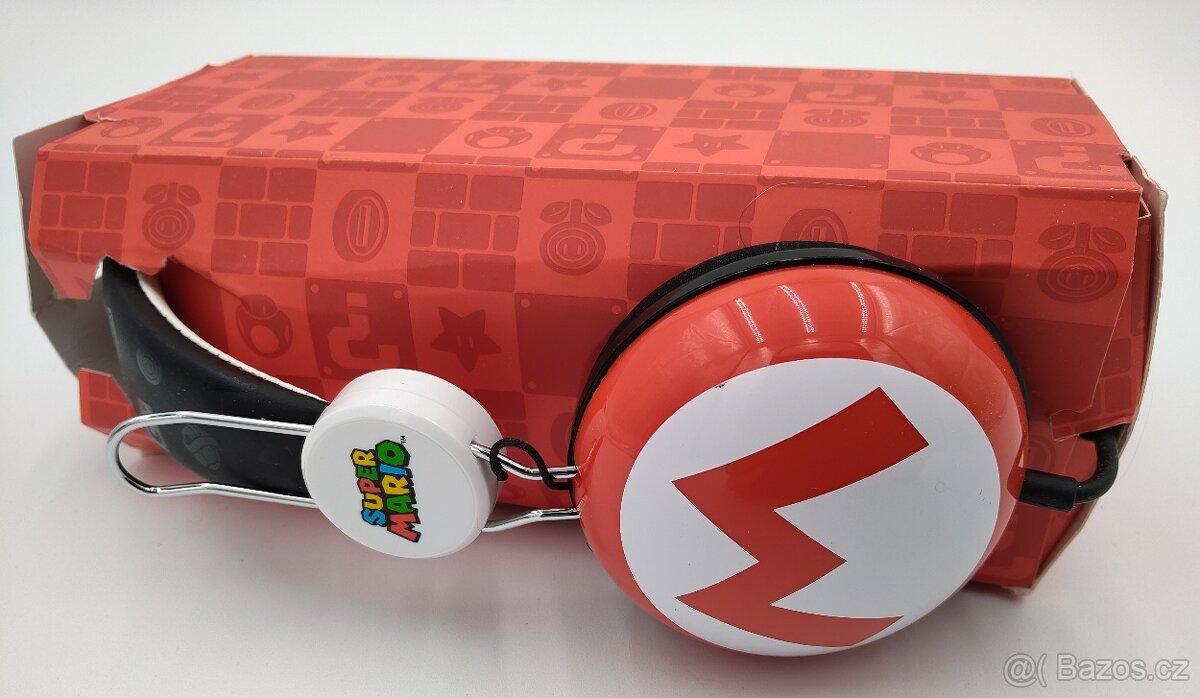 Krásné značkové Dětská sluchátka OTL Mario Icon Tween SUPER - 5