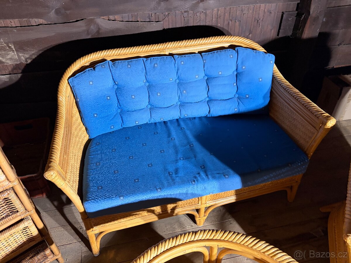 Ratanový set, zachovalý - 5