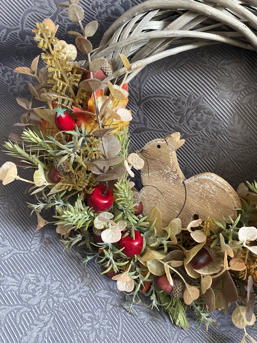 Podzimni věnec veverka - 5