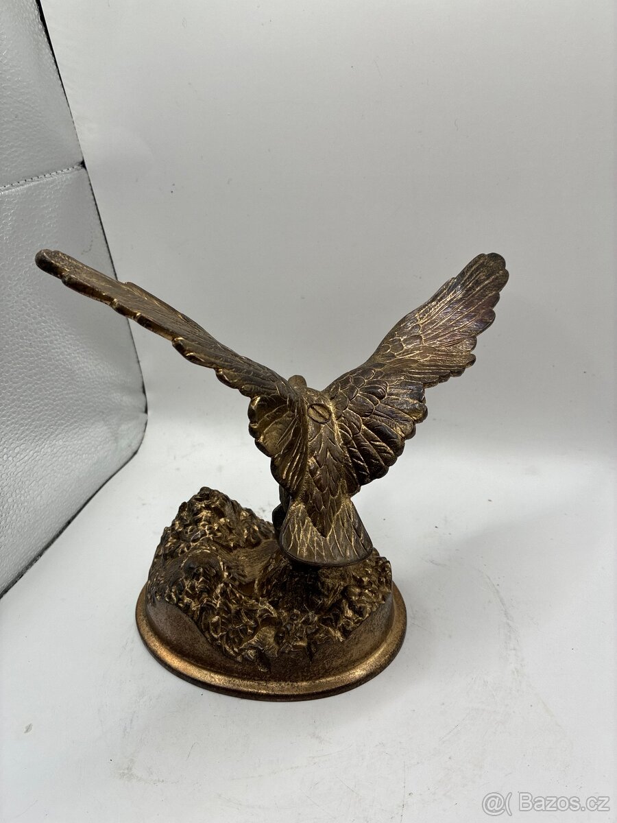 Mosdzná soška orla Turul - 5