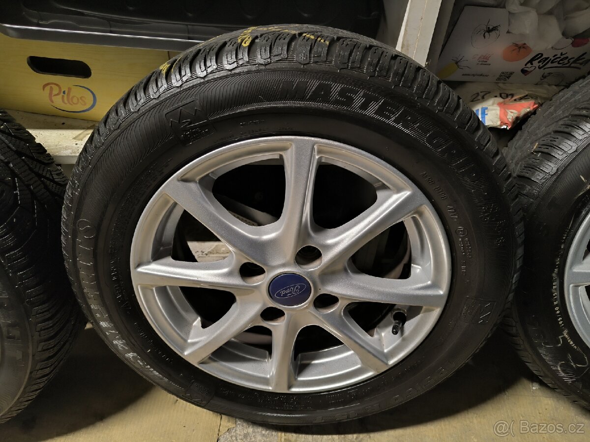 Alu kola FORD Fiesta 4x108 r15 Originál,zim.pneu94%+TPMS - 5