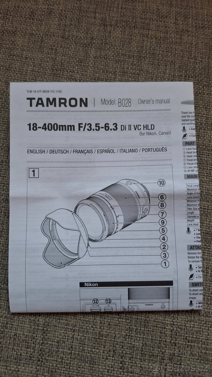 Canon s objektivem Tamron 18-400mm - 5
