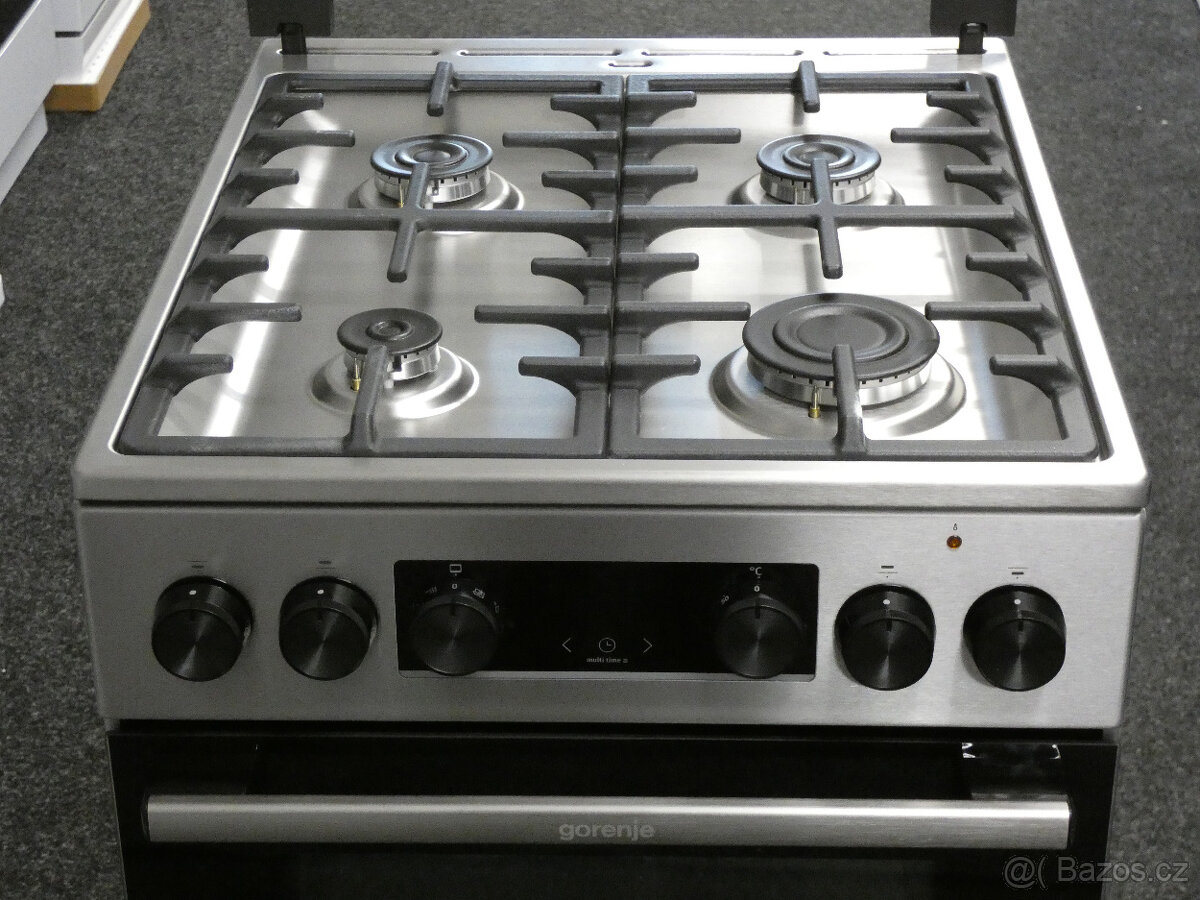 Kombinovaný sporák Gorenje GKS5C71XF - se zárukou - 5