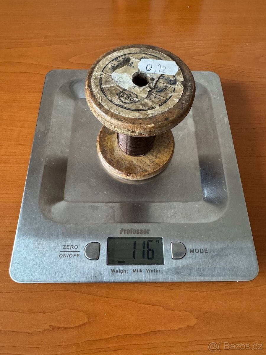 Cívky - Měděný drát - různé průměry (0,12 až 1,12 mm) - 5