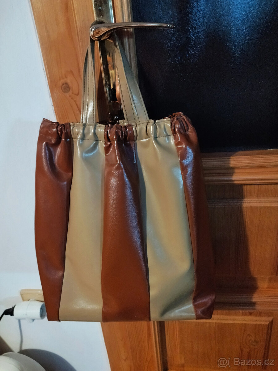 Retro tašky a kabelky, pánská kož. taška, peněženky - 5