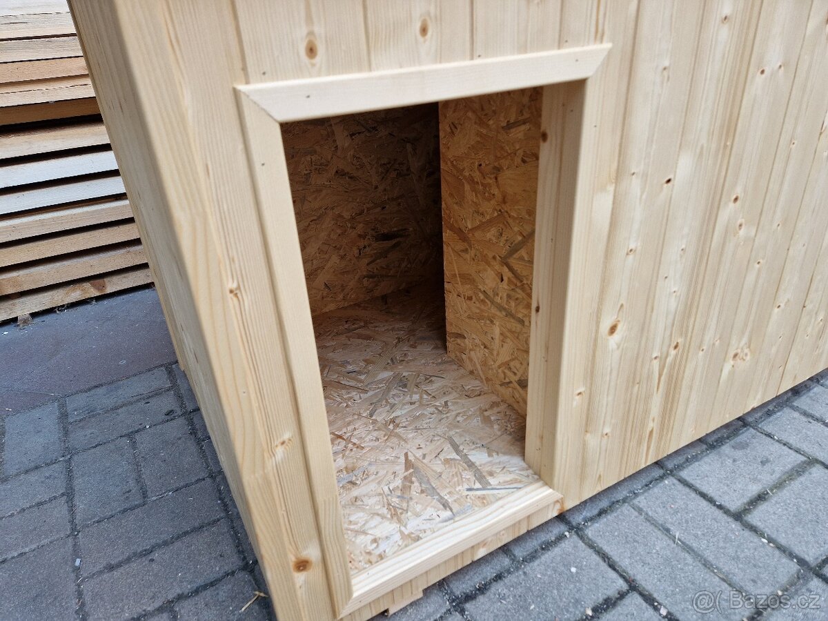 Zateplená psí bouda L - 5