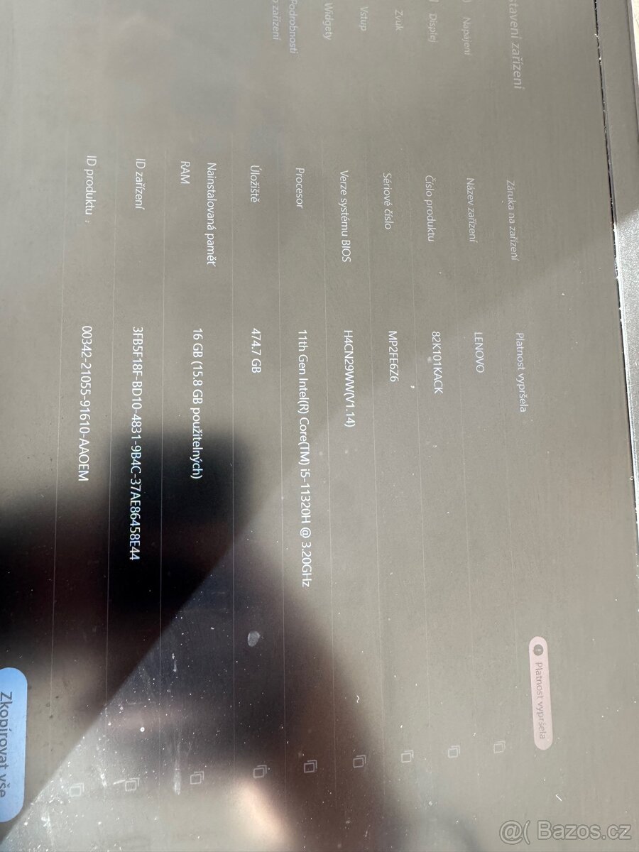 Notebook Lenovo gaming3 - 5