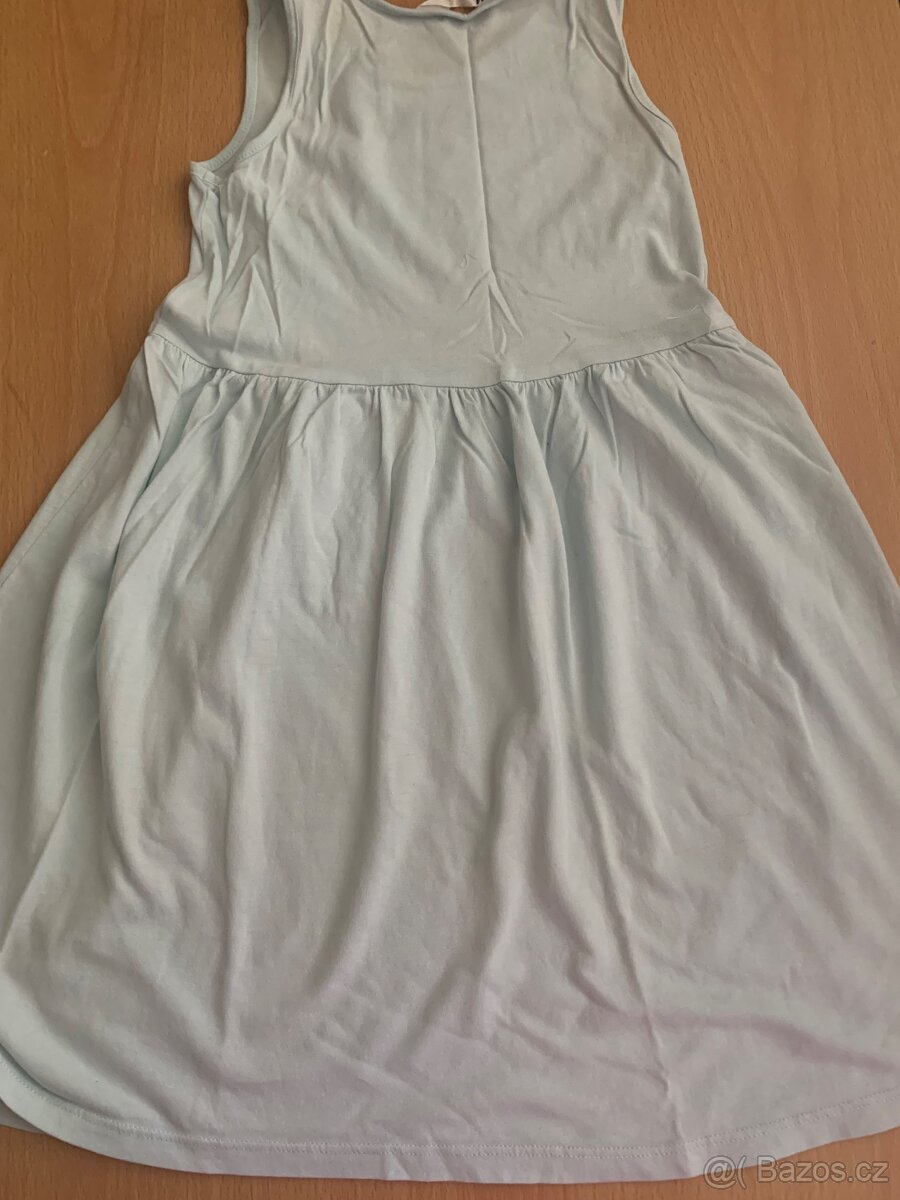 Letní šaty H&M š kočkou,králíčkem - 5