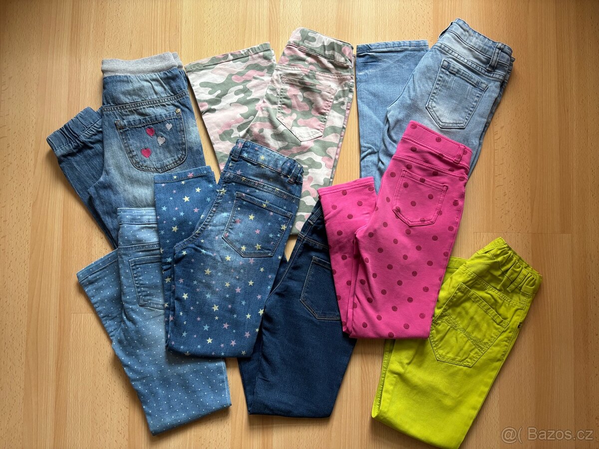 Džíny, kalhoty vel. 128 - 5