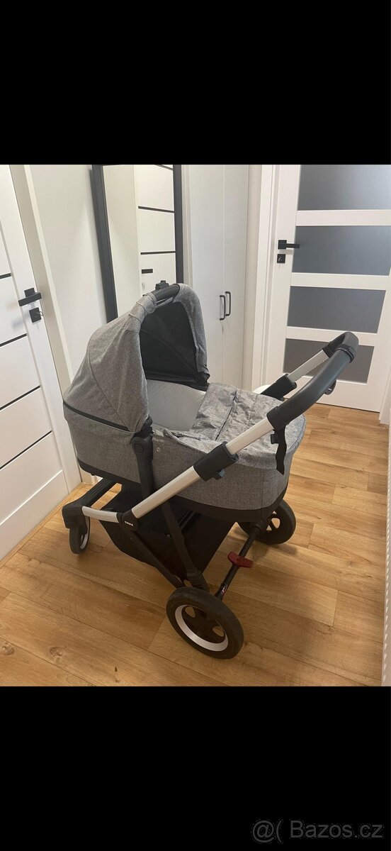 Kočárek Thule Sleek + korbička + autosedačka + další - 5